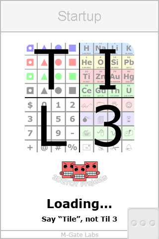 Screenshot Til3, a matching game Screenshot Til3, a matching game